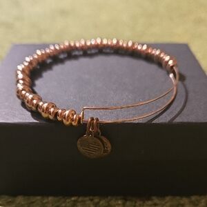 Elegant Alex N Ani Rose Gold Beaded Bracelet